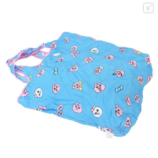 Japan Panchu Rabbit Eco Shopping Bag - Opanchu Usagi Blue - 2