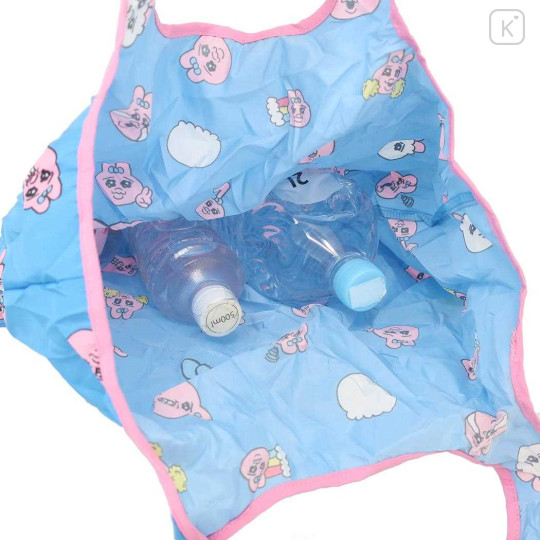 Japan Panchu Rabbit Eco Shopping Bag - Opanchu Usagi Blue - 3