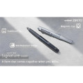 Japan Uni Zento Signature Gel Pen - 0.5mm Metallic Black - 6