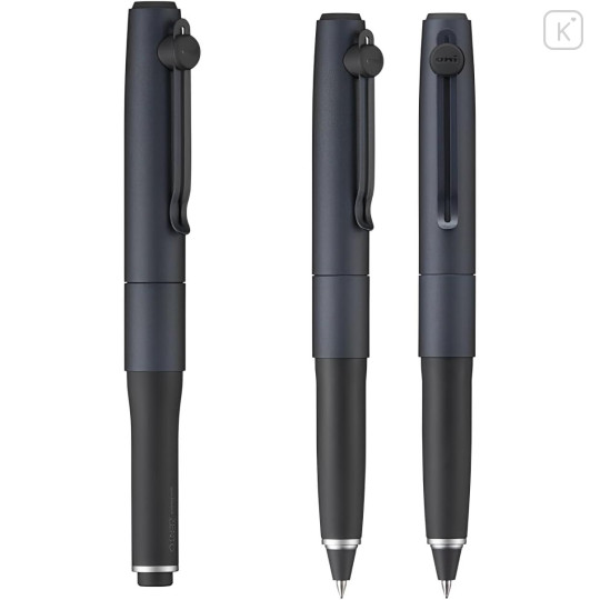 Japan Uni-ball Zento Signature Gel Pen - 0.5mm Metallic Black - 7