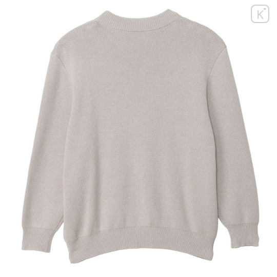 Japan Mofusand Crew Neck Sweater (M) - Cat Yarn Ball Grey - 6