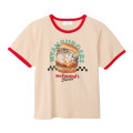 Japan Mofusand T-shirt (M) - Mofusand Diner Nyanburgers Cheese Burger Cat - 1