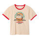 Japan Mofusand T-shirt (M) - Mofusand Diner Nyanburgers Cheese Burger Cat