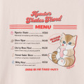 Japan Mofusand T-shirt (M) - Mofusand Diner Shake Stand Menu Cat - 3