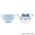 Japan Chiikawa Porcelain Rice Bowl & Melamine Soup Bowl Set - Hachiware - 5