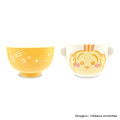 Japan Chiikawa Porcelain Rice Bowl & Melamine Soup Bowl Set - Usagi - 5