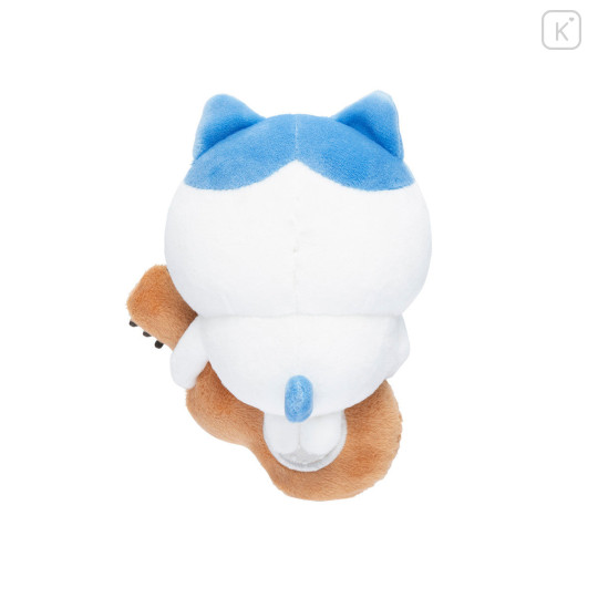 Japan Chiikawa Monitor Plush Toy - Hachiware : Hook-and-loop Watching from Your Desktop Guitar - 7