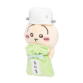 Japan Chiikawa Monitor Plush Toy - Usagi : Hook-and-loop Watching from Your Desktop Participation Prize - 8