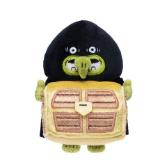 Japan Chiikawa Monitor Plush Toy - Witch Treasure : Hook-and-loop Watching from Your Desktop Witch Treasure