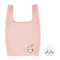 Japan Chiikawa Eco Shopping Bag & Mascot Pouch - Light Pink - 8