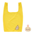 Japan Chiikawa Eco Shopping Bag & Mascot Pouch - Usagi : Sharp Yellow - 8