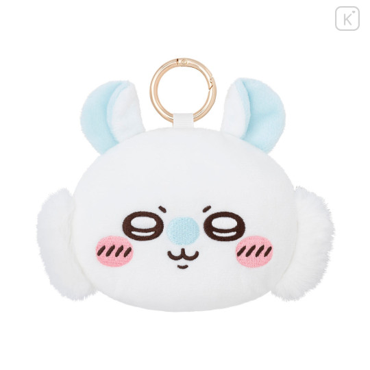 Japan Chiikawa Eco Shopping Bag & Mascot Pouch - Momonga : Purple - 5