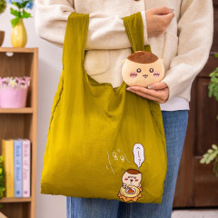 Japan Chiikawa Eco Shopping Bag & Mascot Pouch - Kurimanju
