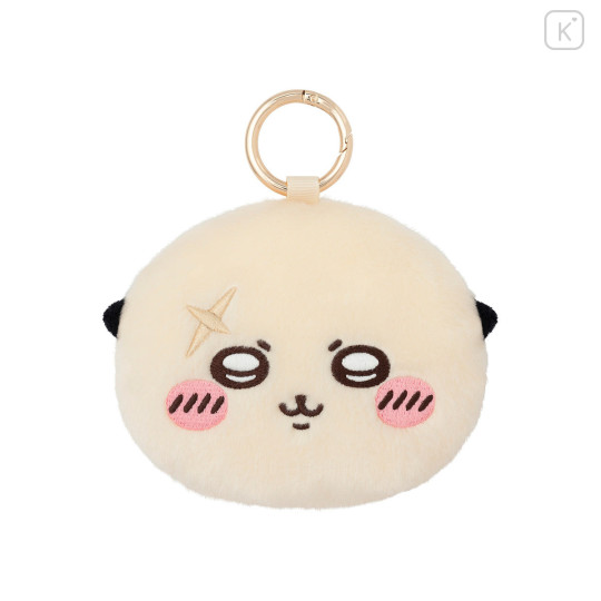 Japan Chiikawa Eco Shopping Bag & Mascot Pouch - Rakko : Grey - 5