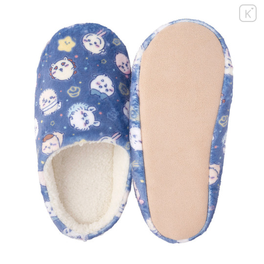 Japan Chiikawa Warm Large Slippers - Characters Constellation Navy - 4