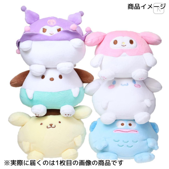 Japan Sanrio Mochi Mochi Squishy Plush - Hangyodon : Mottsumi - 3