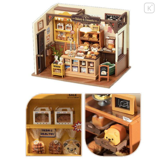 Japan DIY Miniature House Set - Forest Bakery Rolife - 3