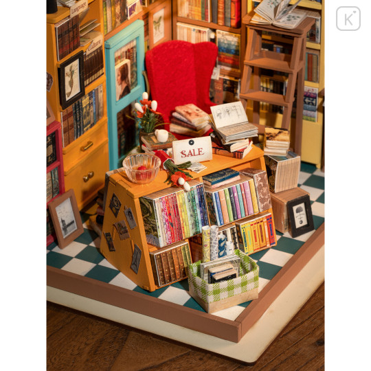Japan DIY Miniature House Set - Art Book Store Rolife - 3