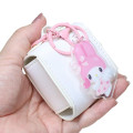 Japan Sanrio Mini Accessory Pouch & Charm Keychain - My Melody : Dreaming Angel White - 2