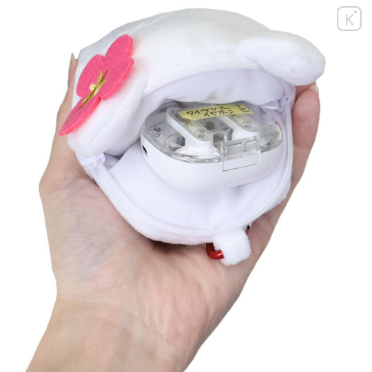 Japan Sanrio Face-shaped Pouch with Carabiner - Hello Kitty : Y2K - 3