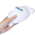 Japan Sanrio Face-shaped Pouch with Carabiner - Cinnamoroll : Y2K - 2