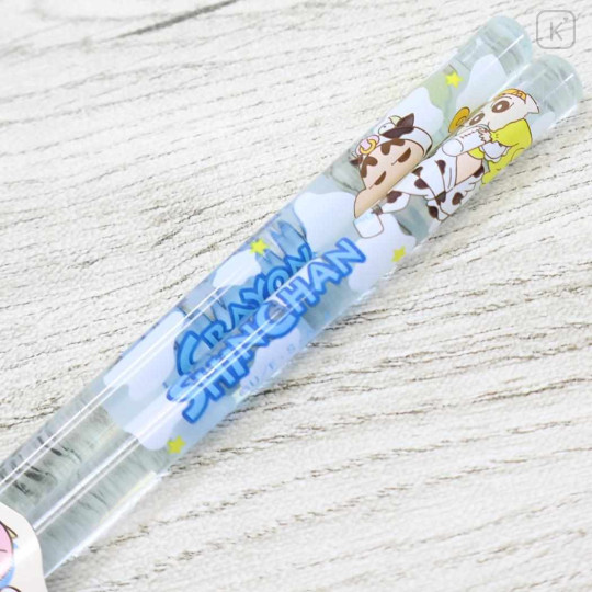Japan Crayon Shin-chan Clear Chopsticks 23cm - Shinnosuke Nohara : Cow - 2