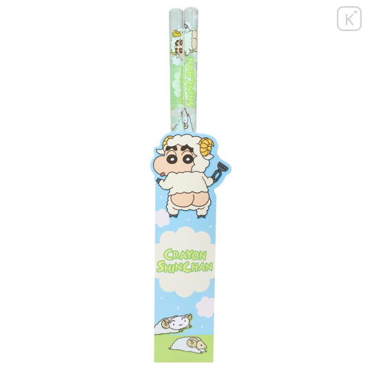 Japan Crayon Shin-chan Clear Chopsticks 23cm - Shinnosuke Nohara : Sheep - 1