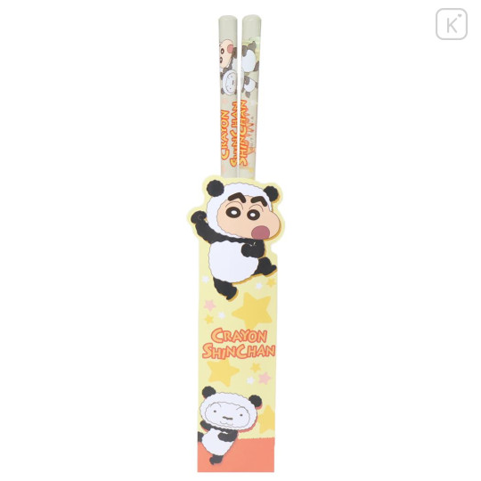 Japan Crayon Shin-chan Clear Chopsticks 23cm - Shinnosuke Nohara : Panda - 1