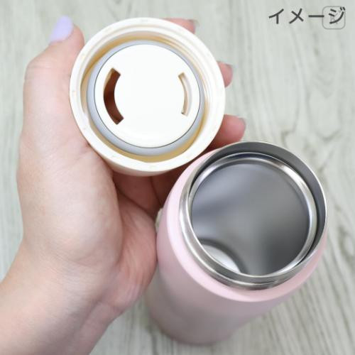 Japan Peanuts Insulated Stainless Steel Water Bottle 500ml - Snoopy : Black Charlie - 4