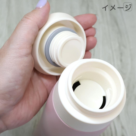 Japan Peanuts Insulated Stainless Steel Water Bottle 500ml - Snoopy : Beige - 3