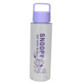 Japan Peanuts Reusable Clear Water Bottle 500ml - Snoopy & Woodstock : Purple - 1