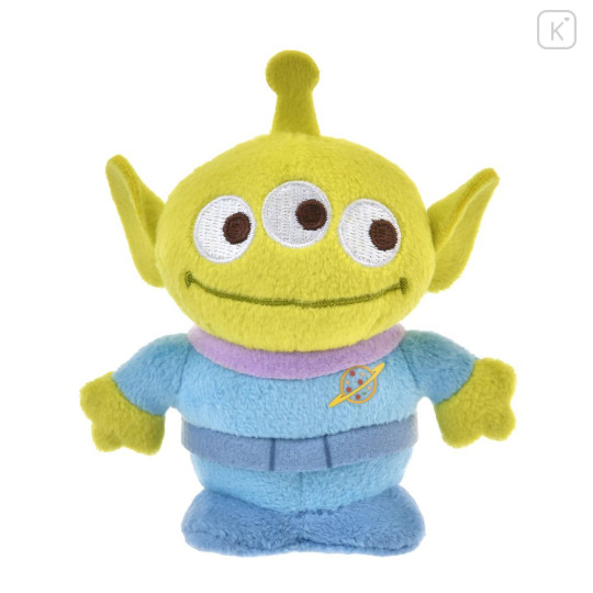 Japan Disney Store StanDs Plush Toy - Toy Story Little Green Men Aliens : Self-Standing - 1