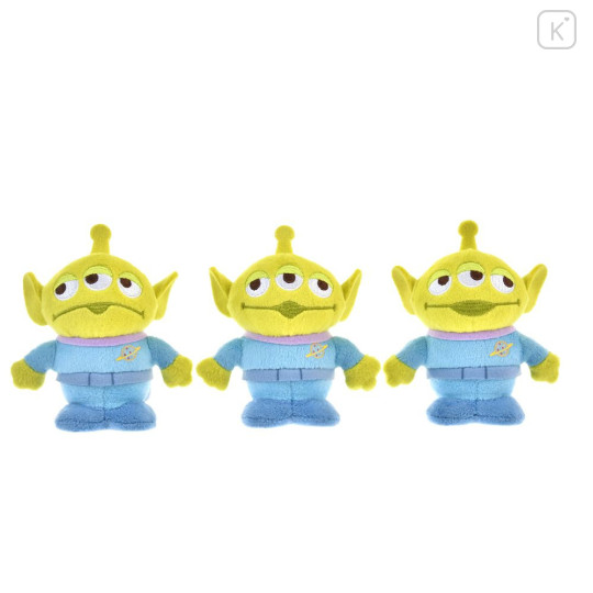 Japan Disney Store StanDs Plush Toy Set - Toy Story Little Green Men Aliens : Self-Standing - 4