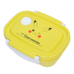 Japan Pokemon Bento Lunch Box 430ml - Pikachu : Wink Yellow
