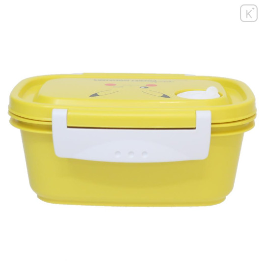 Japan Pokemon Bento Lunch Box 430ml - Pikachu : Wink Yellow - 2