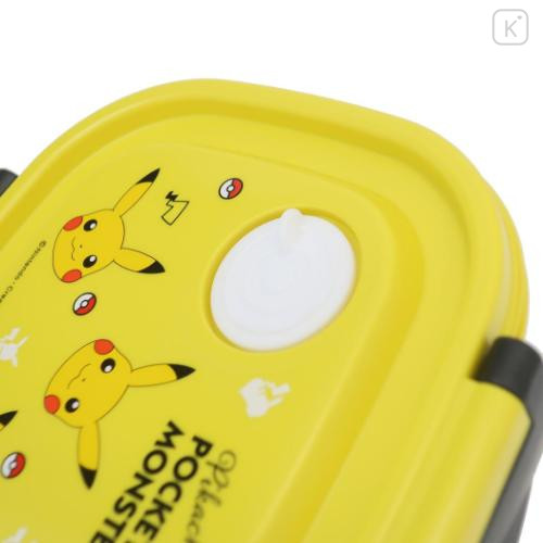 Japan Pokemon Bento Lunch Box 550ml - Pikachu : Happy Face Yellow - 4