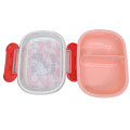 Japan Sanrio Bento Lunch Box 270ml - Hello Kitty & Tiny Chum : Red Pink - 3