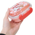 Japan Sanrio Bento Lunch Box 270ml - Hello Kitty & Tiny Chum : Red Pink - 4