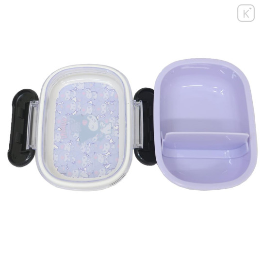 Japan Sanrio Bento Lunch Box 270ml - Kuromi : Baku Purple Black - 3