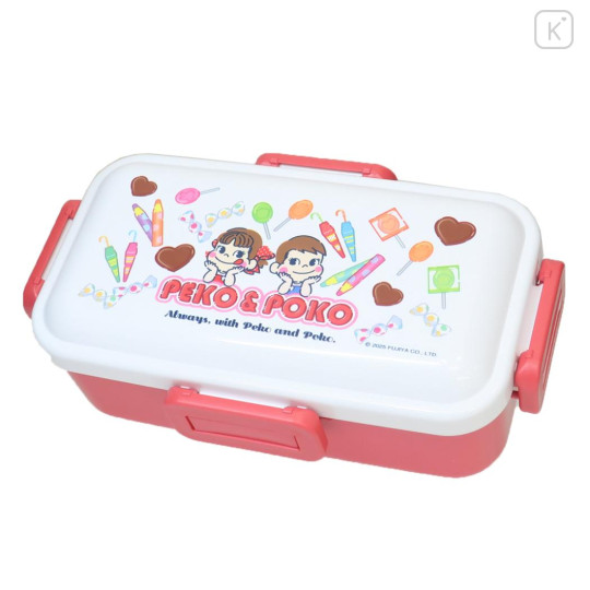 Japan Peko Chan Bento Lunch Box 530ml - Cherry Pink - 1