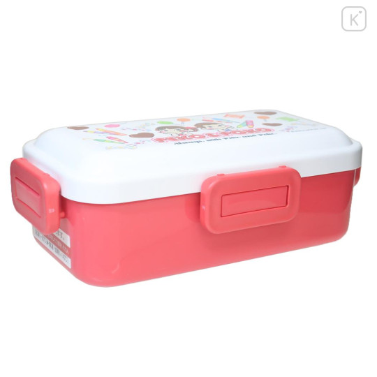 Japan Peko Chan Bento Lunch Box 530ml - Cherry Pink - 2