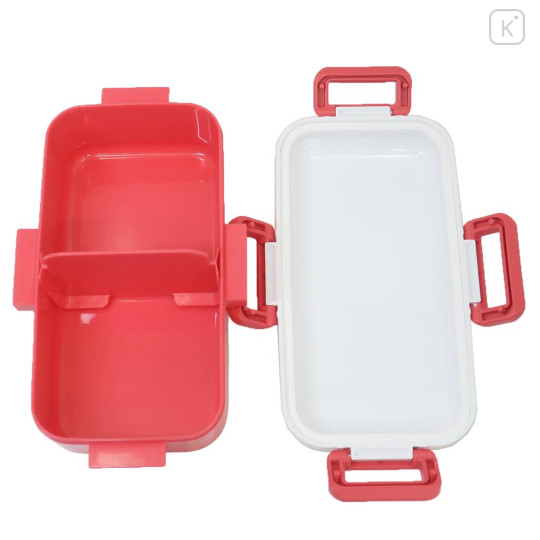 Japan Peko Chan Bento Lunch Box 530ml - Cherry Pink - 3
