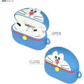 Japan Doraemon AirPods Pro 2 / Pro 1 Silicone Case - Doraemon : Blue - 3