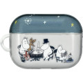 Japan Moomin AirPods Pro 2 / Pro 1 Soft Case - Moomintroll : Night - 1