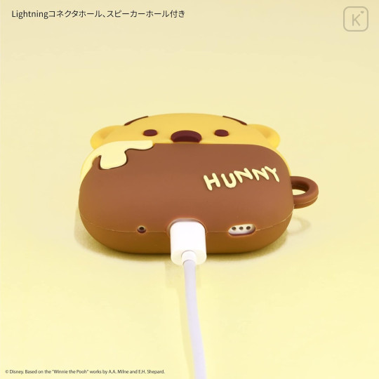 Japan Disney AirPods Pro 2 / Pro 1 Silicone Case - Pooh - 5