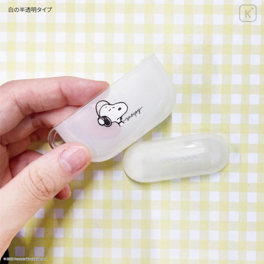 Japan Peanuts AirPods Pro 2 / Pro 1 Soft Case - Snoopy : White - 6