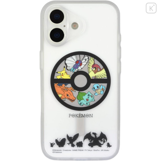 Japan Pokemon IIIIfit Plump Frame iPhone 17 Case with MagSafe - Pocket Monster : Clear - 1