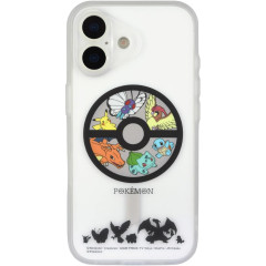 Japan Pokemon IIIIfit Plump Frame iPhone 17 Case with MagSafe - Pocket Monster : Clear