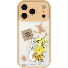 Japan Pokemon IIIIfit Plump Frame iPhone 17 Pro Case - Pichu & Pikachu & Raichu