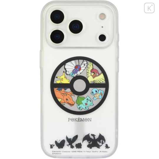 Japan Pokemon IIIIfit Plump Frame iPhone 17 Pro MagSafe Case - Pocket Monster : Clear - 1